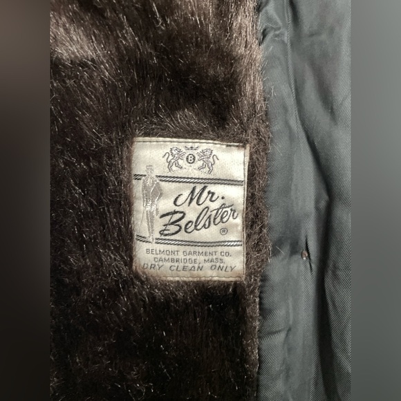 Mr. Belster® 1940s Rare Vintage Men's Mink Fur Double Breasted Coat - Picture 4 of 7